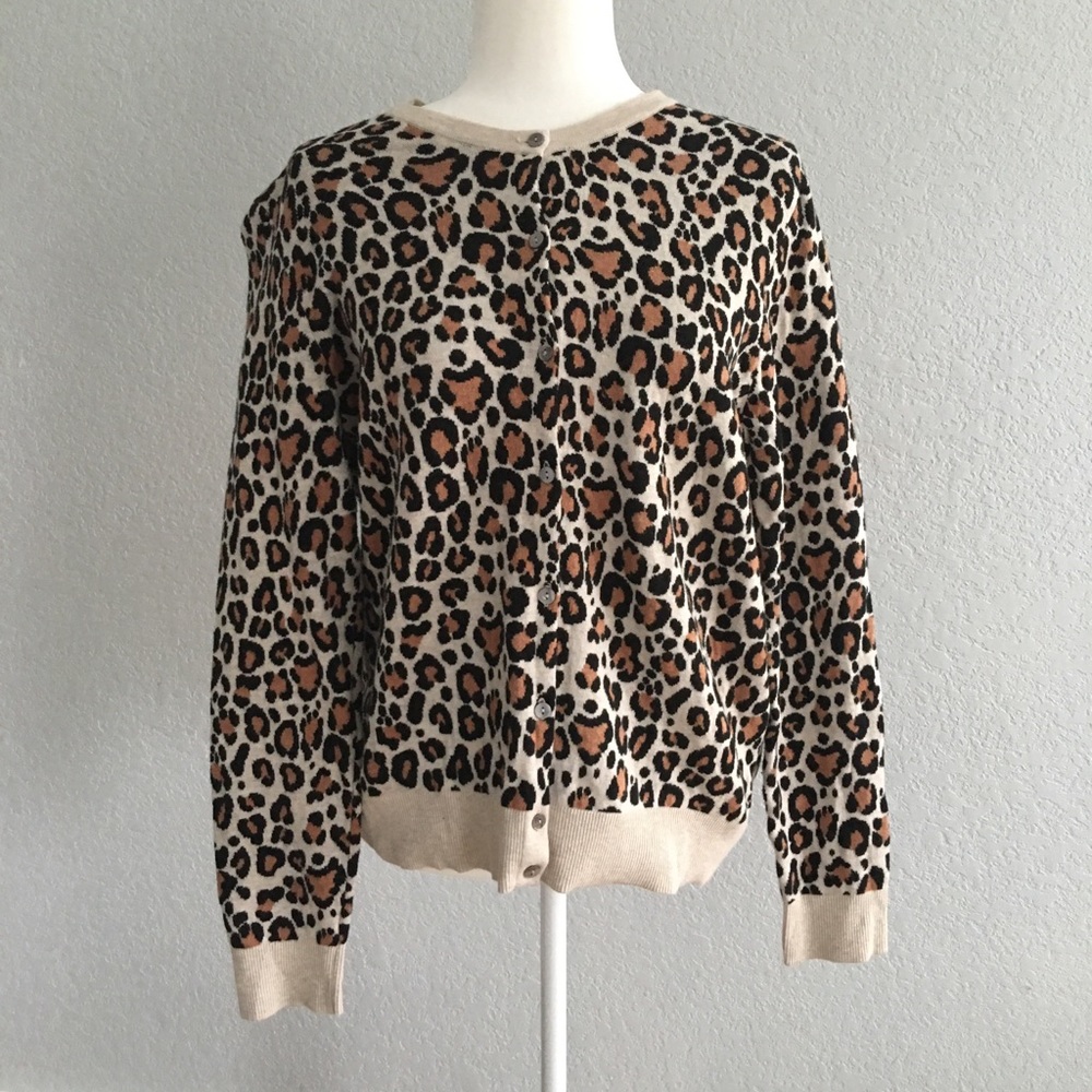 A New Day Leopard print cardigan XL